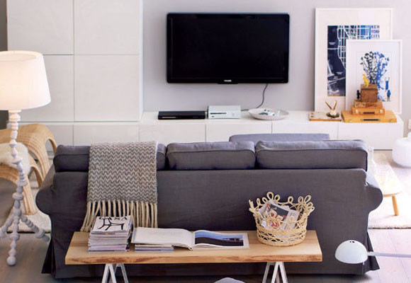 Un salón dividido en varias zonas - Soluciones - DecoEstilo.com