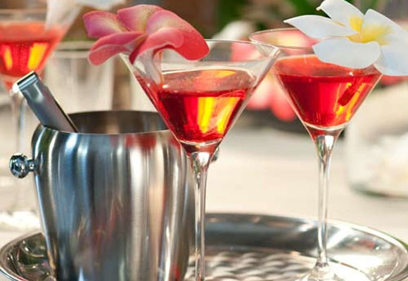 Un cóctel para empezar la velada