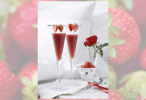 El día de los enamorados 7 Una copa de fresas