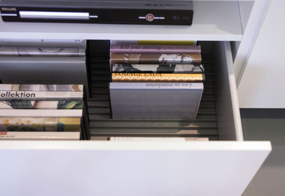 Cajones para guardar música y películas