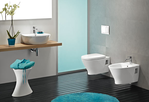 Sanitarios suspendidos