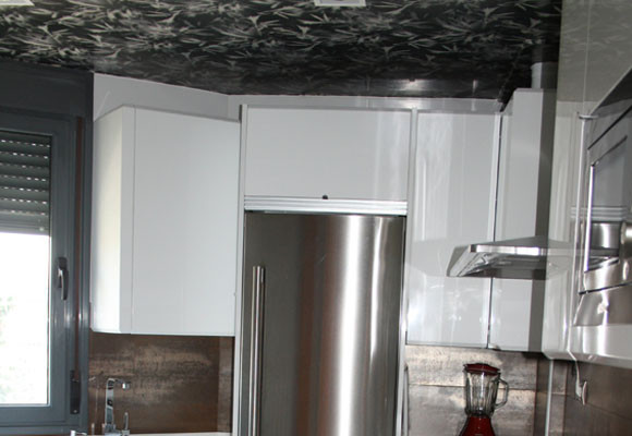 Detalle del techo de la cocina