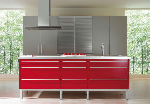 Cocinas en colores cítricos