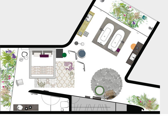 El baño según Patricia Urquiola