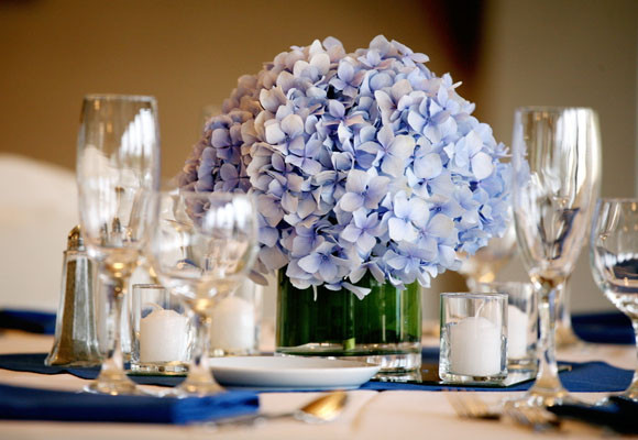 Algo azul 10 La decoración del banquete