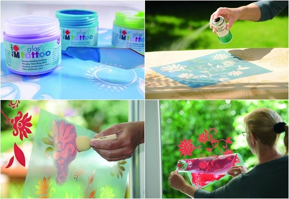 Decorar ventanas con tatuajes