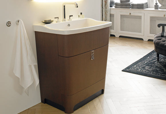 La calidez de la madera en el baño