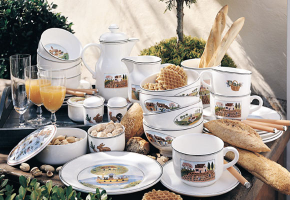 Desayuno en la terraza