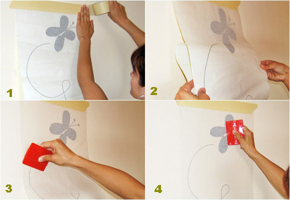 Vinilos decorativos perfectos en tus paredes 8 colocar vinilos