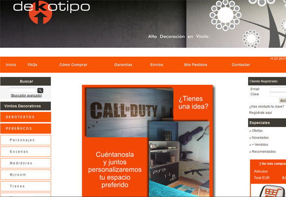 Dekotipo, tienda online