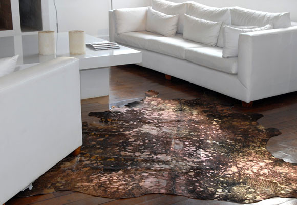 Alfombras y complementos de piel natural 