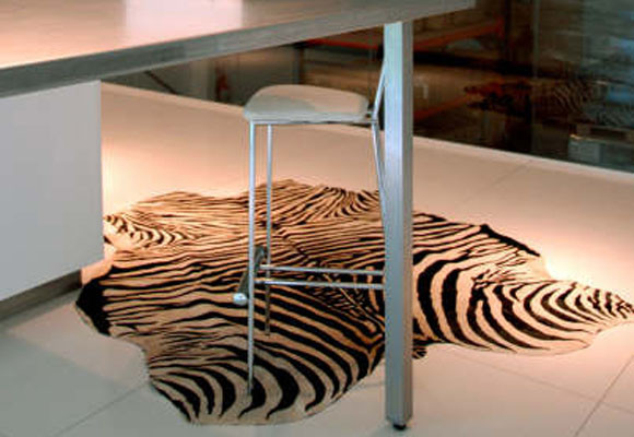 Alfombras y complementos de piel natural 