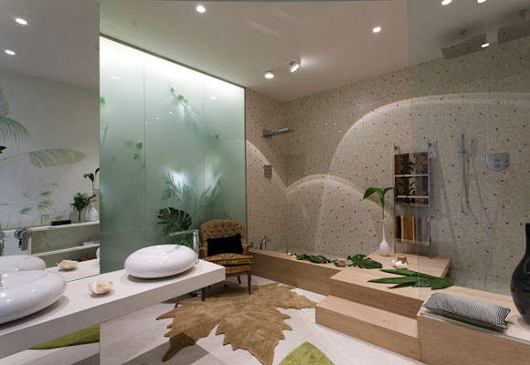 Lo mejor de Casa Decor Barcelona 2011 13 Neonaturaleza, baño principal