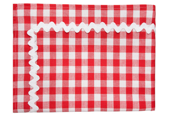 Navidad con mantel de cuadros 