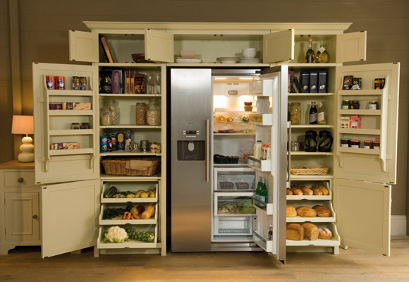 Una despensa en la cocina