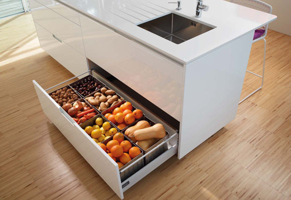 Una despensa en la cocina