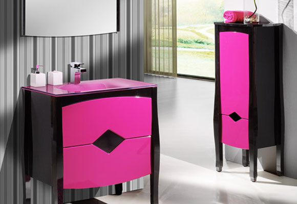 Rosa en el baño 10 Rosa en el baño