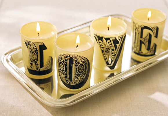 Velas para San Valentín