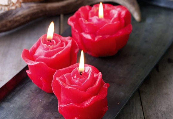 Velas para San Valentín
