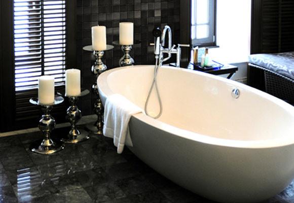 Velas en el baño