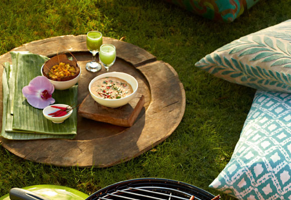 Barbacoa chic al atardecer 