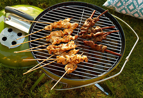 Barbacoa chic al atardecer 