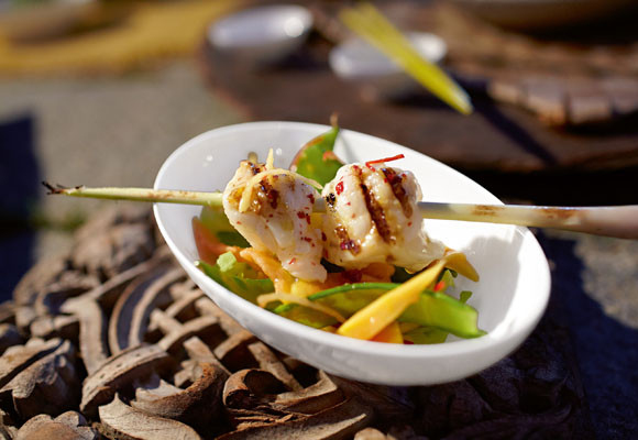 Barbacoa chic al atardecer 