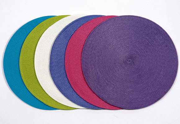 Individuales redondos