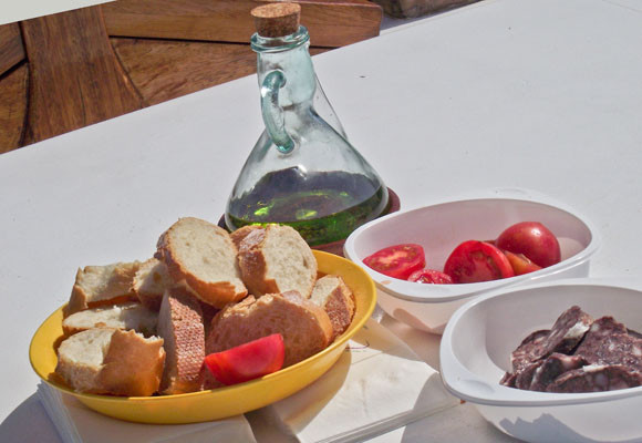 Desayuno en alta mar