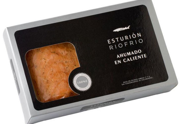 Solomillo de esturión ahumado