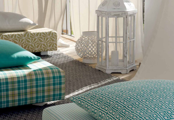 Un salón chill out en el porche