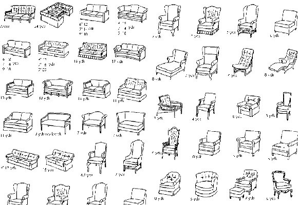 Elegir tejidos para decorar 