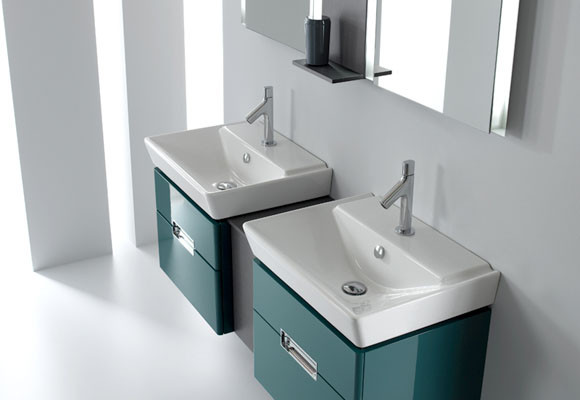 Un baño verde y gris - Soluciones - DecoEstilo.com