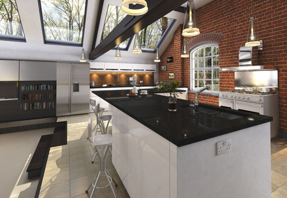 Una cocina con aire otoñal 