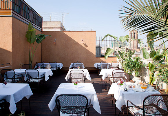 Hotel DO: Plaça Reial 11 Hotel Do - Terraza