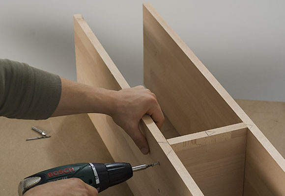 Mueble clásico para el lavabo