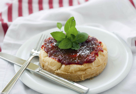 Tarta de queso salada