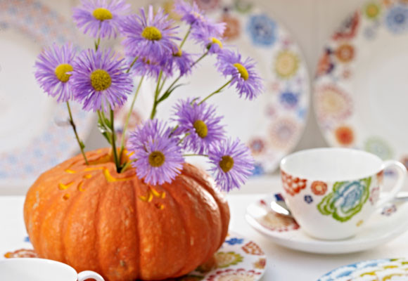 Convierte una calabaza en florero