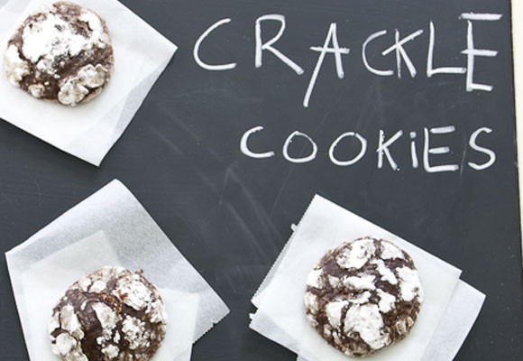 Crakle cookies de chocolate 