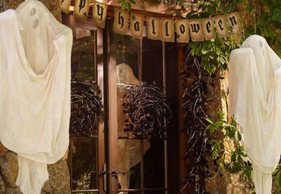 Sábanas y fantasmas de Halloween 