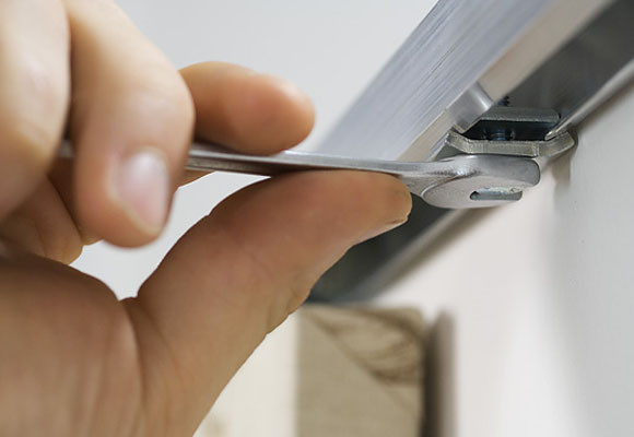 Una puerta corredera para el ropero