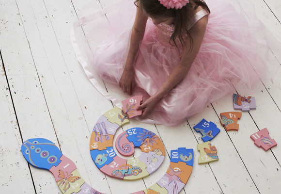 Un simpático puzzle de serpiente