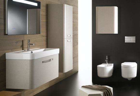 Un baño claro y redondeado - Soluciones - DecoEstilo.com