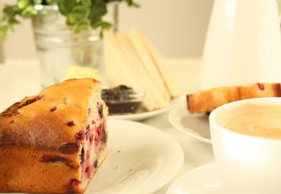 Cake de frutos rojos
