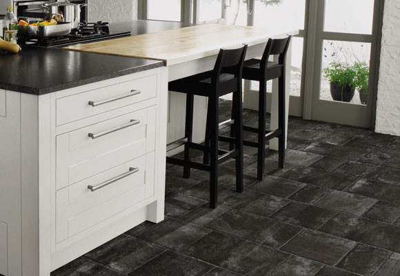 Combina cerámicas en la cocina