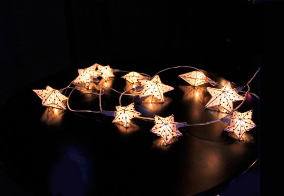 Iluminación de Navidad ecológicay sin riesgos 