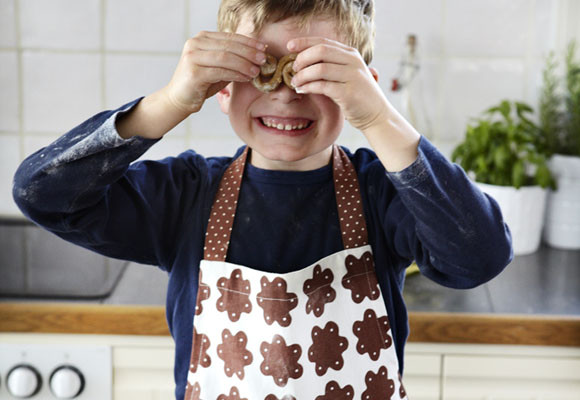 Los pequeños chefs de la casa