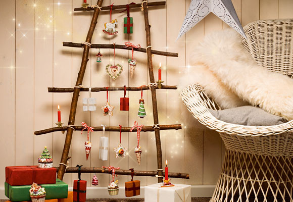 Decoración de Navidad para espacios reducidos 