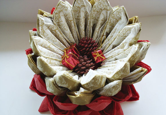 Centros de servilletas de papel 