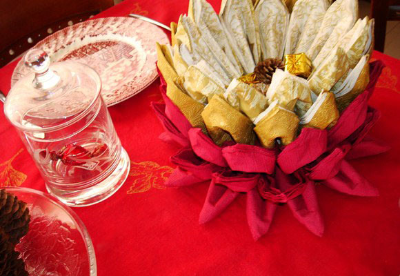 Centro de servilletas de papel